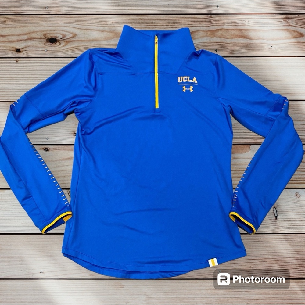 Women’s UCLA Bruins Under Armour Quarter Zip Longsleeve Size Large